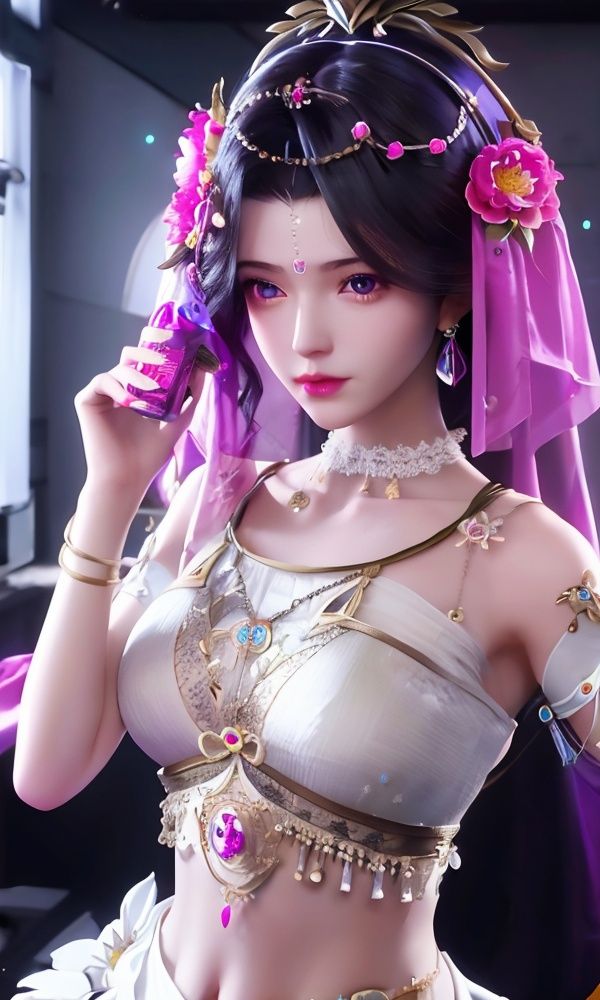 (,1girl, ,best quality, )<lora:331-DA-神印王座-月夜V2:0.8>,, ,masterpiece, ((upper body, )),, realistic,science fiction,mole, ultra realistic 8k cg, ,tamari \(flawless\),     ,peony \(flower\),       (()), (),
