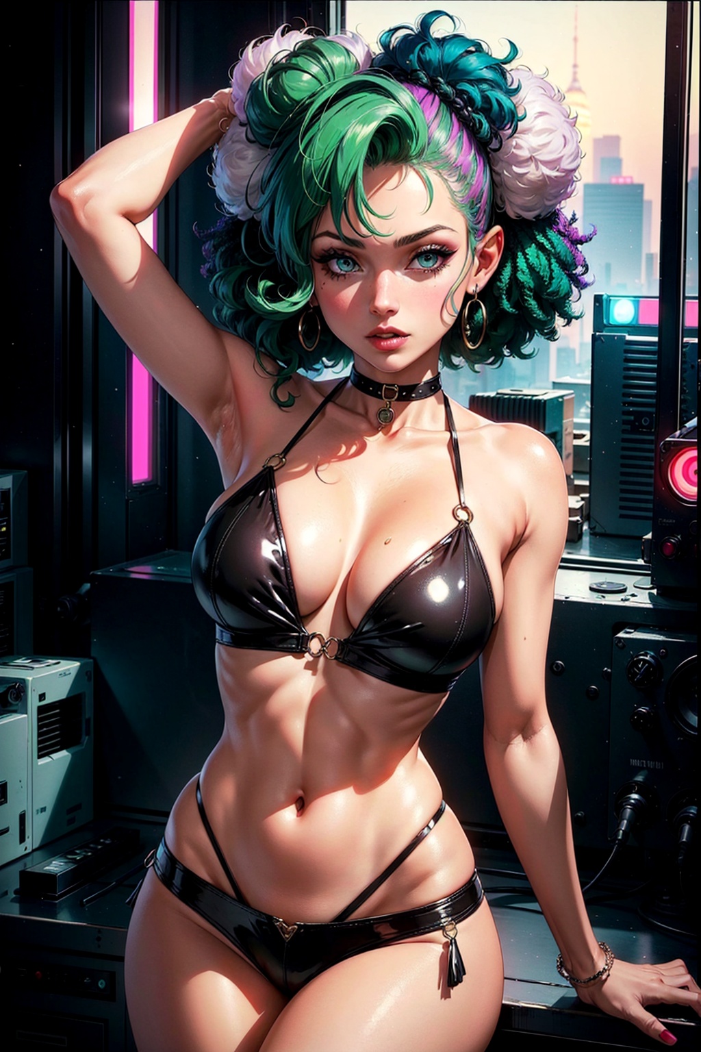 1 girl,  ***** woman,  ruby eyes on Tensor.Art