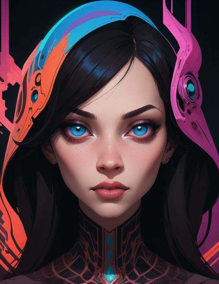 detailed portrait of a young woman,  art deco,  detailed eyes on Tensor.Art