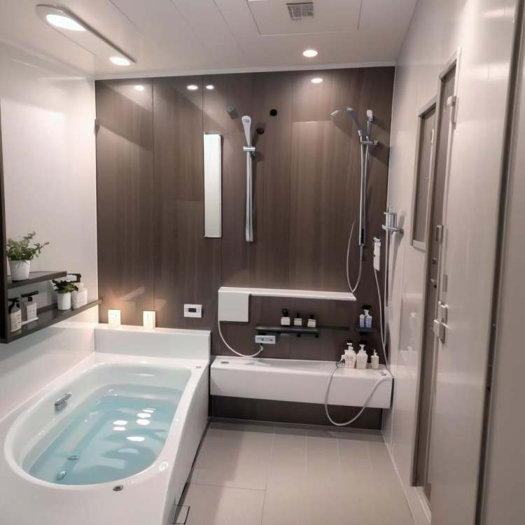 日本の住宅のお風呂Modern OFURO in Japanese Houses 基础模型15 by swingwings on Tensor.Art