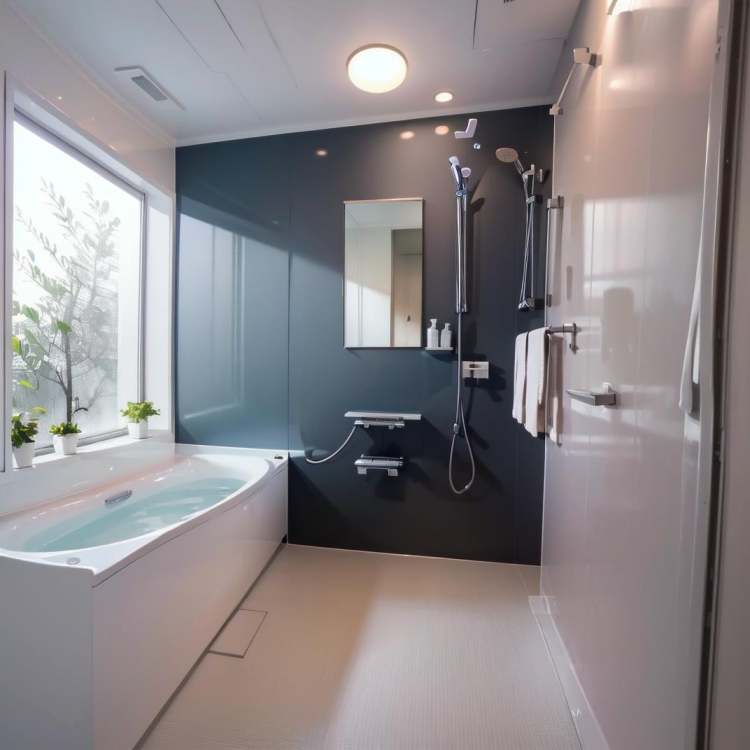 日本の住宅のお風呂Modern OFURO in Japanese Houses 基础模型15 by swingwings on Tensor.Art