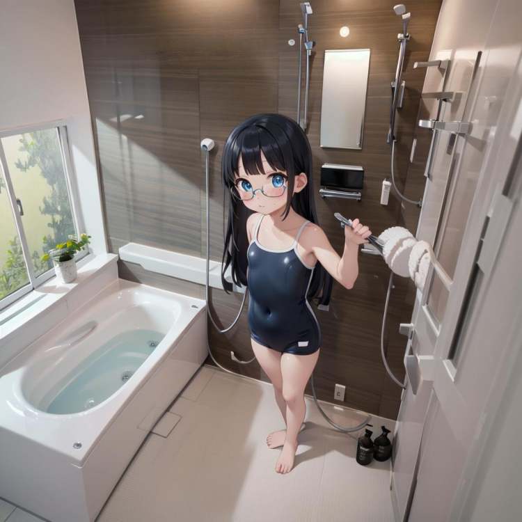 日本の住宅のお風呂Modern OFURO in Japanese Houses 基础模型15 by swingwings on Tensor.Art