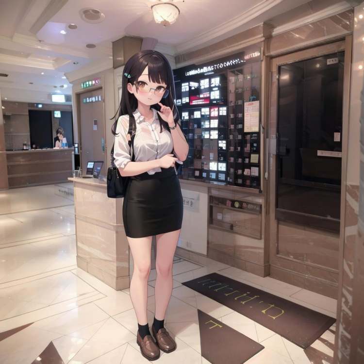 ラブホテルの部屋パネル Entrance of lovehotel 基础模型15 by swingwings on Tensor.Art