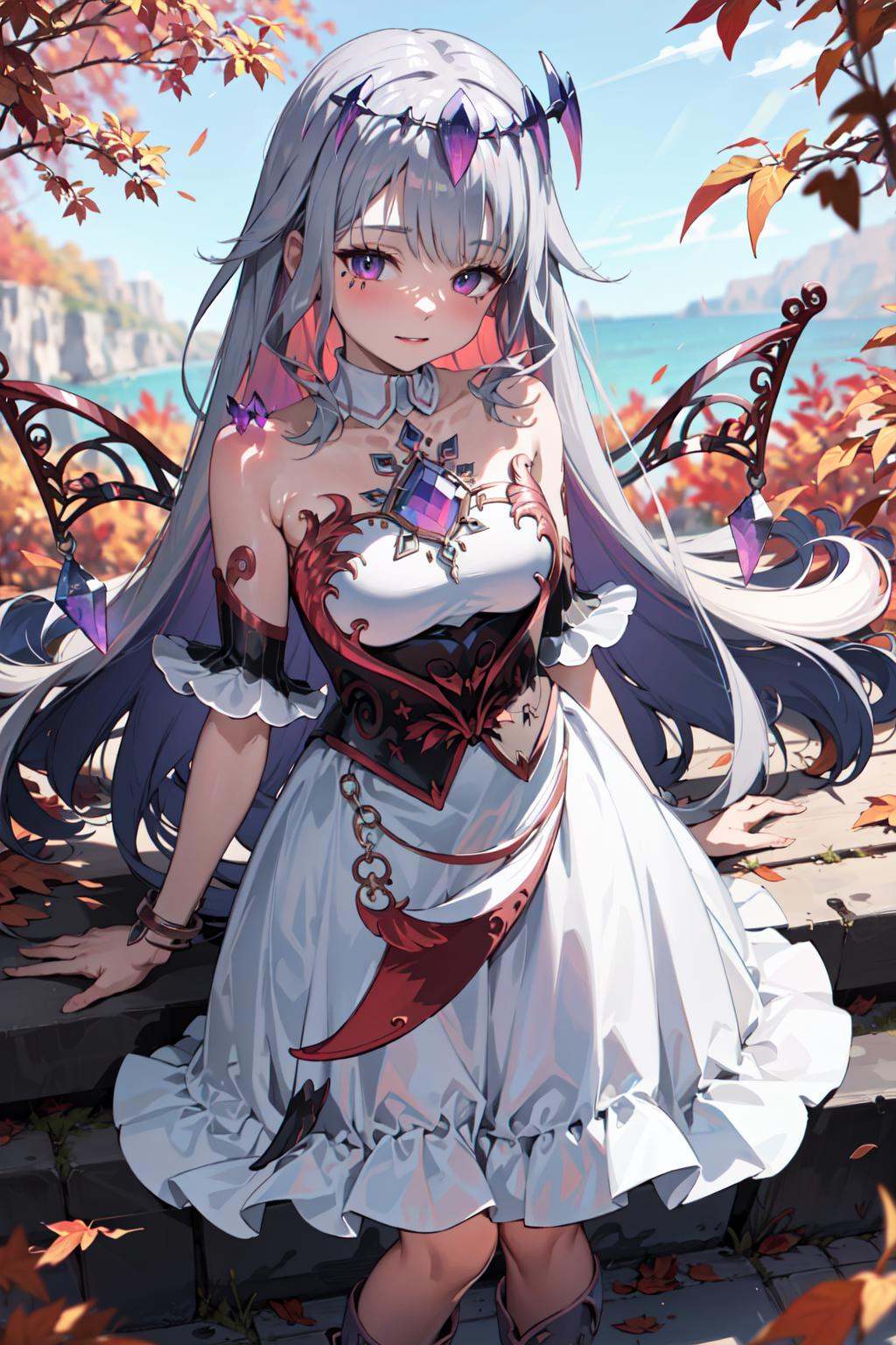a girl,  cowboy shot,  medium breasts on Tensor.Art