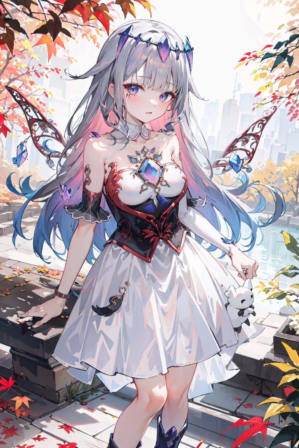 a girl,  cowboy shot,  medium breasts on Tensor.Art