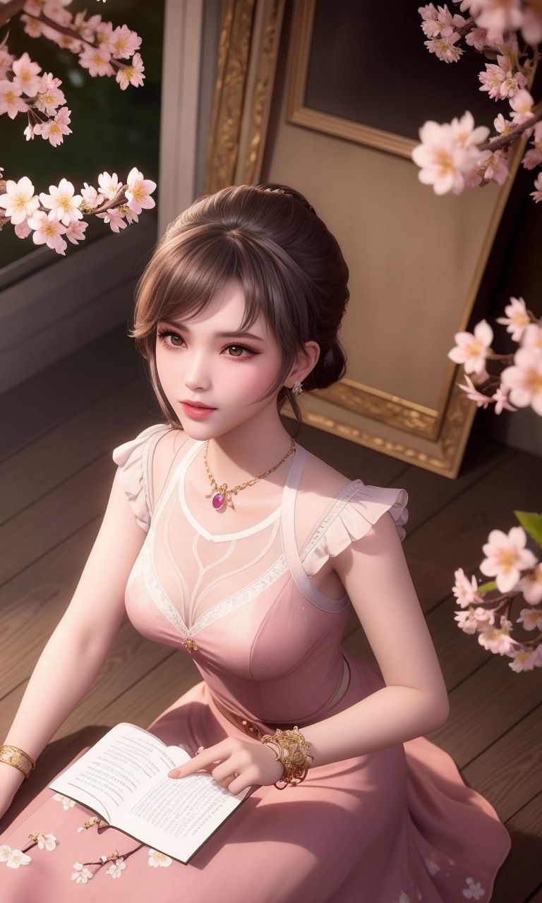 (,1girl, pov,best quality,masterpiece,  ) , ((,cherry_blossoms,  teenage,  , ))<lora:DA_XiaoWuDouKou:0.6>ultra realistic 8k cg, flawless, clean, masterpiece, professional artwork, famous artwork, cinematic lighting, cinematic bloom, perfect face, beautiful face, fantasy, dreamlike, unreal, science fiction, luxury, jewelry, diamond, gold, pearl, gem, sapphire, ruby, emerald, intricate detail, delicate pattern, charming, alluring, seductive, erotic, enchanting, hair ornament, necklace, earrings, bracelet, armlet,halo,autumn leaves, 