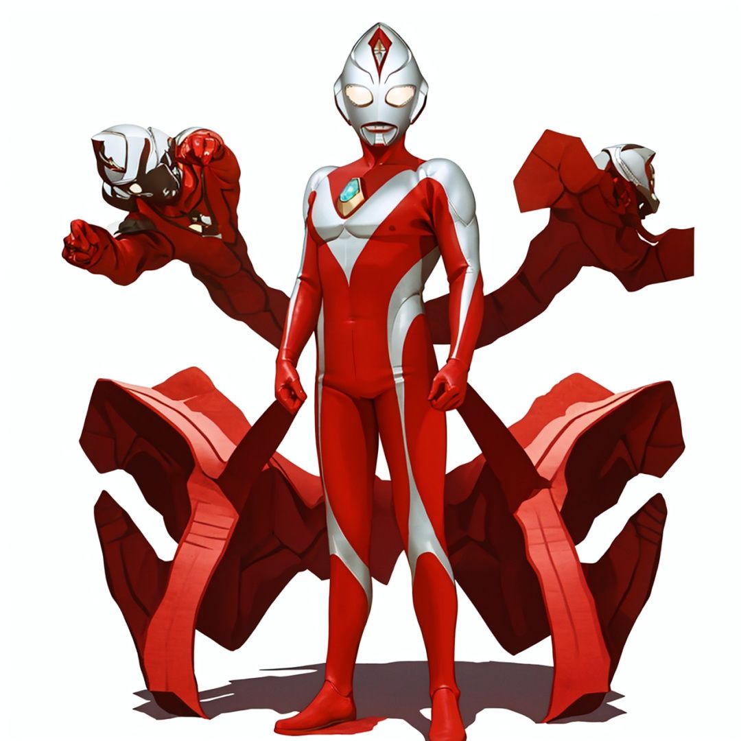 (masterpiece:1.3), (the best quality:1.2), (super fine illustrations:1.2), (Masterpiece), high quality, high detail, ((white background:1.2)), looking at viewer, (SOLO:1.4), outline, , simple background,helmet,red footwear,red tight-fitting,silver pattern on body,bodysuit,gem,plugsuit,mask,cover,logo,boots,gloves,red legwear,red gloves,red bodysuit,leather suit,ultraman,latex,
