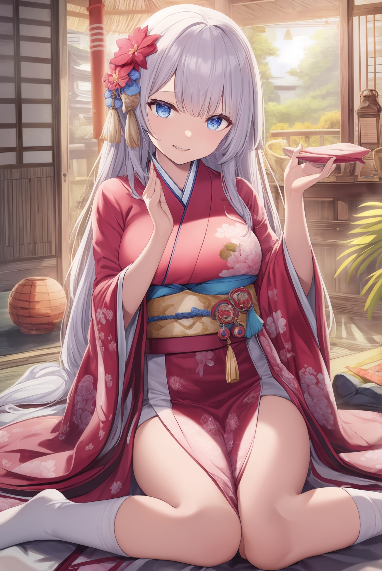 japanese clothes,  virtual youtuber,  kimono on Tensor.Art