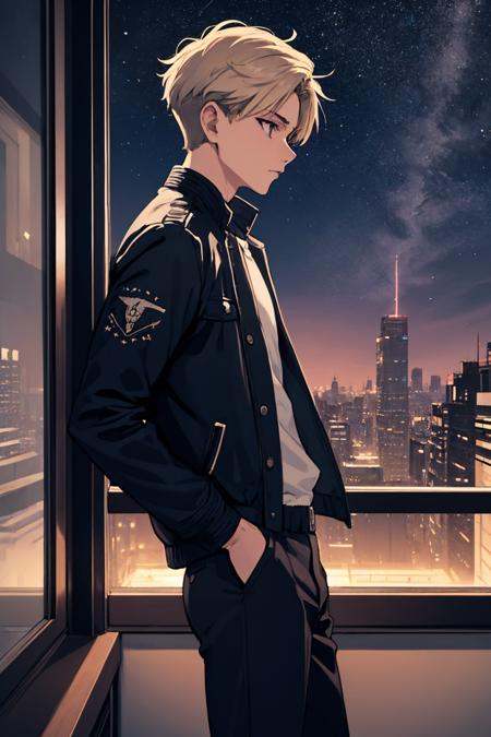 night,  star \(sky\),  cityscape scenery on Tensor.Art