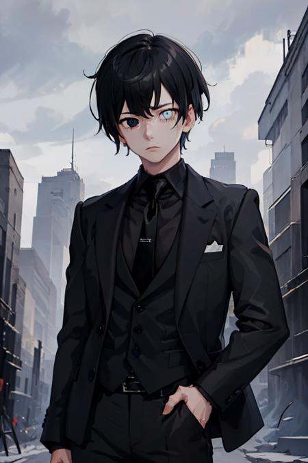 solo,  male focus,  1boy on Tensor.Art