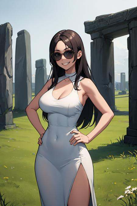 stonehenge,  grass,  scenery on Tensor.Art