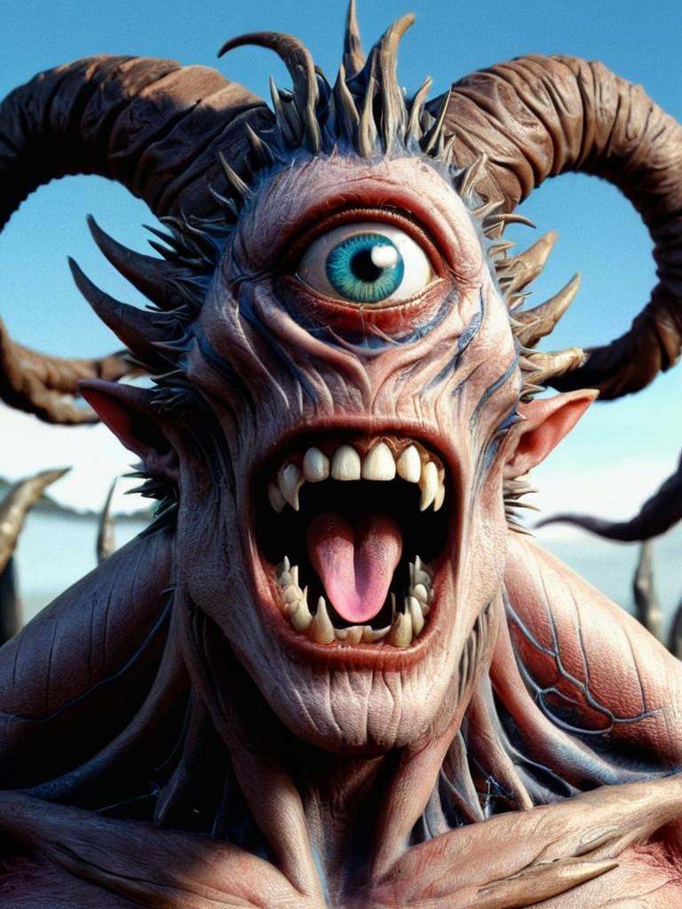 Illustration_Insanity ,  open_mouth,  teeth on Tensor.Art