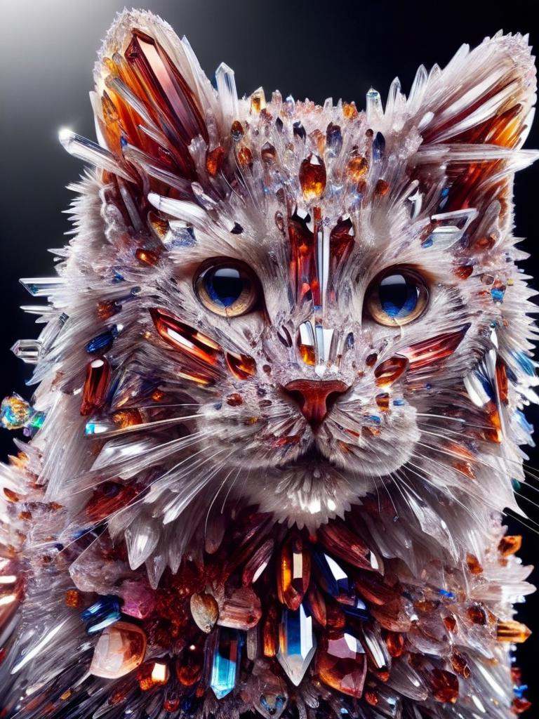 cat,  crystalz on Tensor.Art
