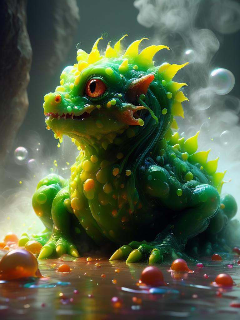 realistic photo of a little dragon,  big eyes,  just hatched on Tensor.Art