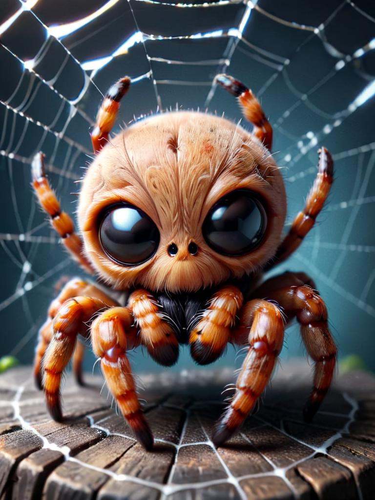 zhibi,  chibi,  animal spider on Tensor.Art