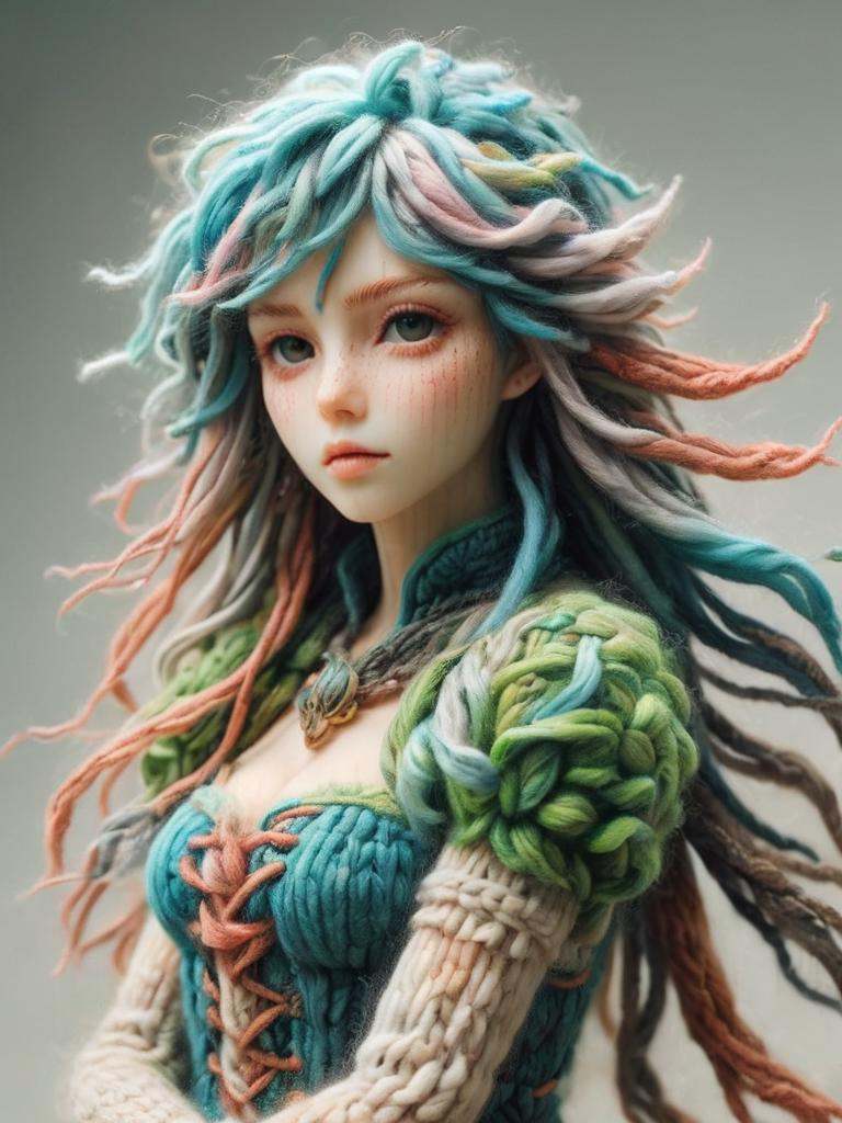 1girl fantasy anime by Yoshitaka Amano,  colorfull,  zwuul on Tensor.Art