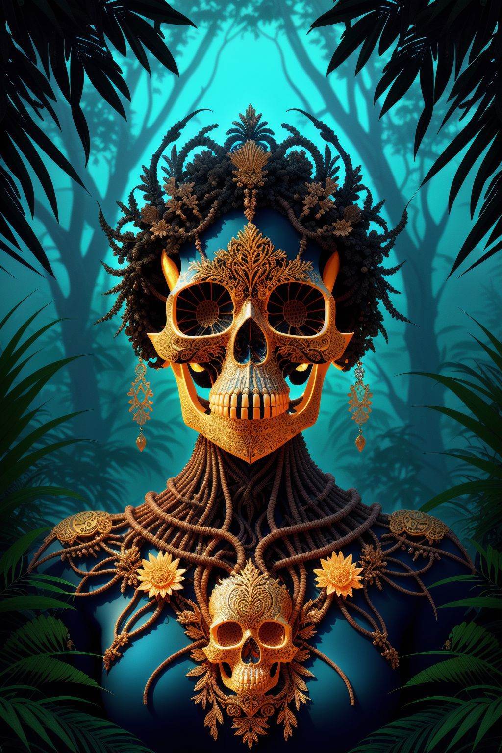 epoxy_skull,  (illustration),  (masterpiece) on Tensor.Art
