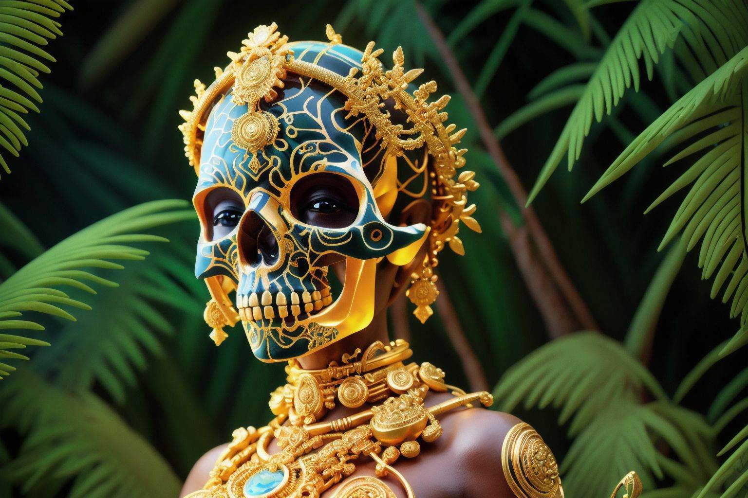 epoxy_skull,  (illustration),  (masterpiece) on Tensor.Art