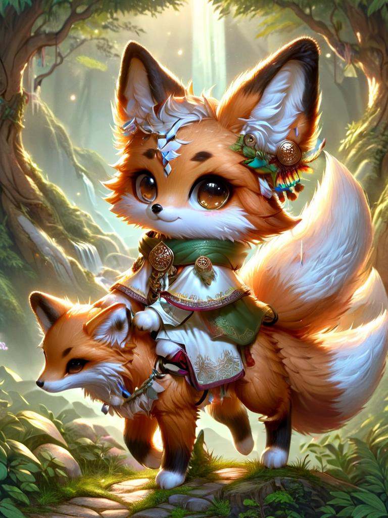 kitsune,  mount on Tensor.Art