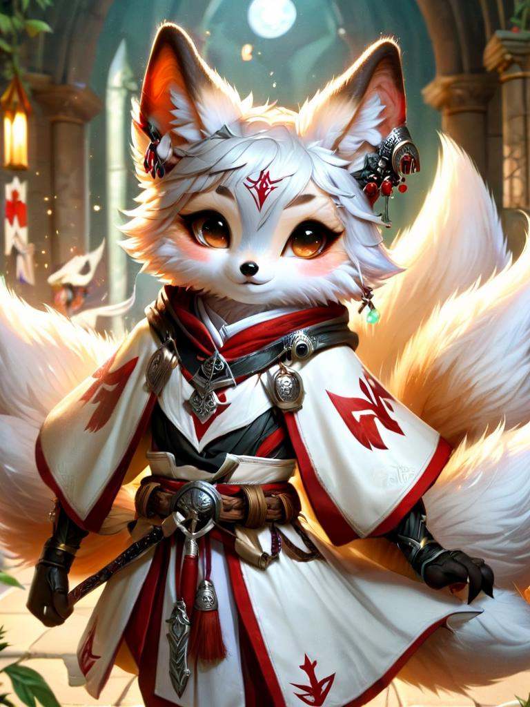 kitsune,  templar,  templar outfit on Tensor.Art