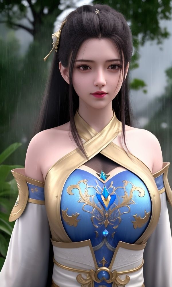(,1girl, ,best quality, )<lora:334-DA-仙武传-上官婉儿:0.6>,, ,masterpiece, ((upper body, )),, realistic,science fiction,mole, ultra realistic 8k cg, ,tamari \(flawless\),     ,hydrokinesis,sweat, wet, rain, ,       (()), (),