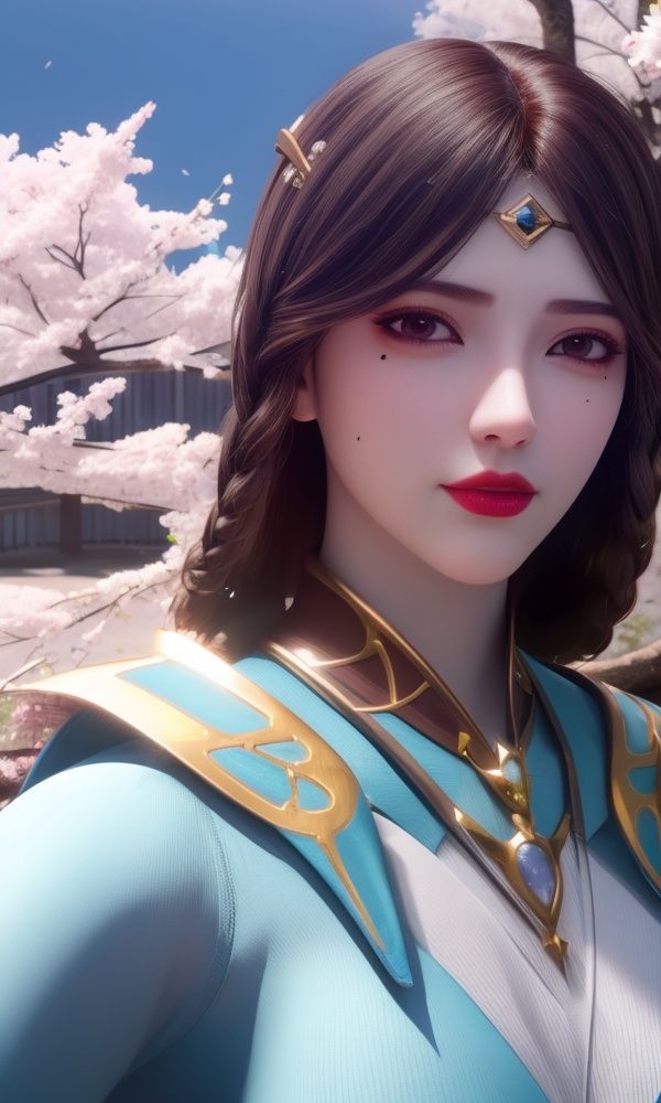 (,1girl, ,best quality, )<lora:335-DA-紫川-丽莎:0.7>,, ,masterpiece, ((upper body, )),, realistic,science fiction,mole, ultra realistic 8k cg, ,tamari \(flawless\),    ,cherry blossoms,      (()), (),