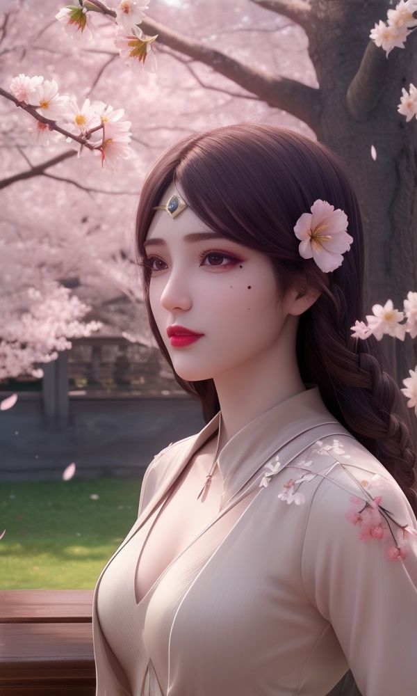 (,1girl, ,best quality, )<lora:335-DA-紫川-丽莎:0.6>,, ,masterpiece, ((upper body, )),, realistic,science fiction,mole, ultra realistic 8k cg, ,tamari \(flawless\),     ,lily \(flower\),cherry blossoms,plum blossoms, strawberry blossoms      (()), (),