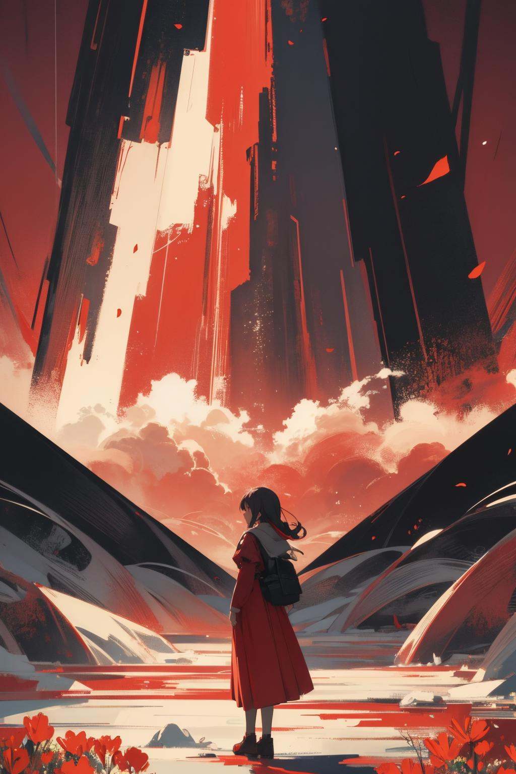 anime opening,  (1girl),  solo on Tensor.Art