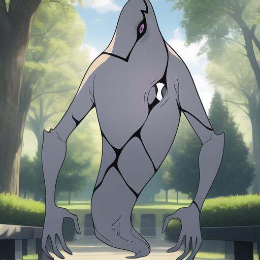 ghostfreak ,  full body outdoors,  public park by xmattar on Tensor.Art
