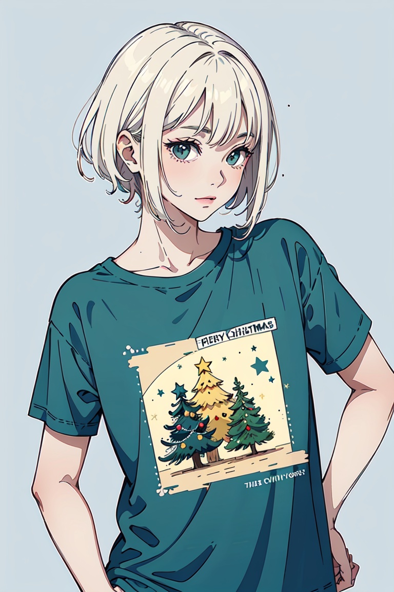 Excellence masterpice T-shirt design illustration of Christmas Eve,  friendly,  sharper on Tensor.Art