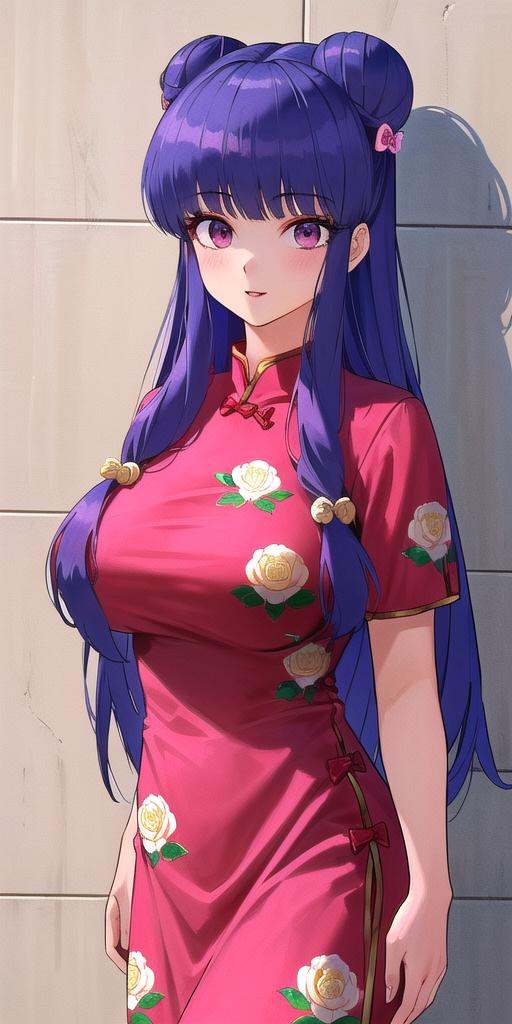 shanpuuranma,  large_breasts,  standing on Tensor.Art