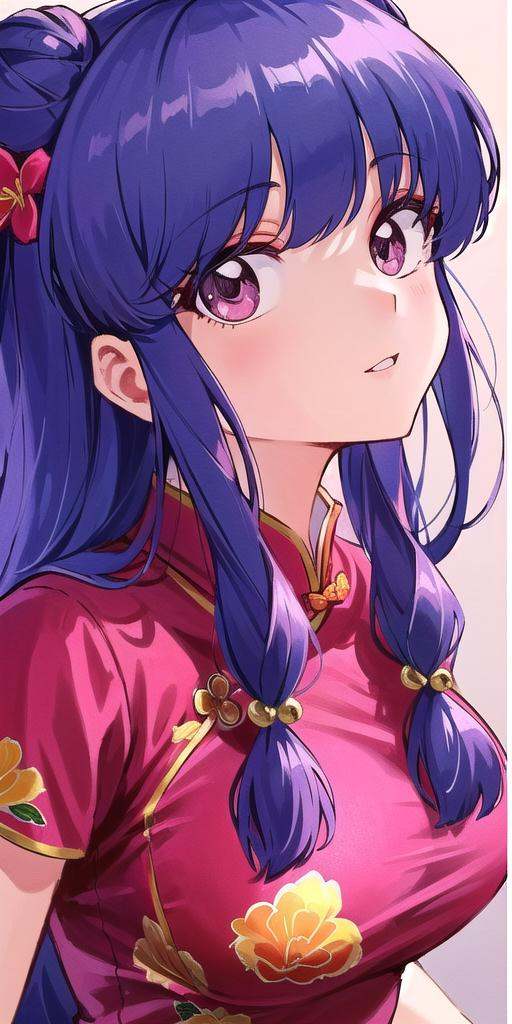 shanpuuranma,  large_breasts,  standing on Tensor.Art