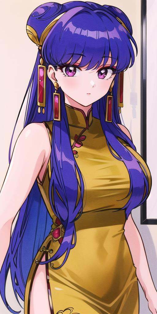 shanpuuranma,  large_breasts,  standing on Tensor.Art