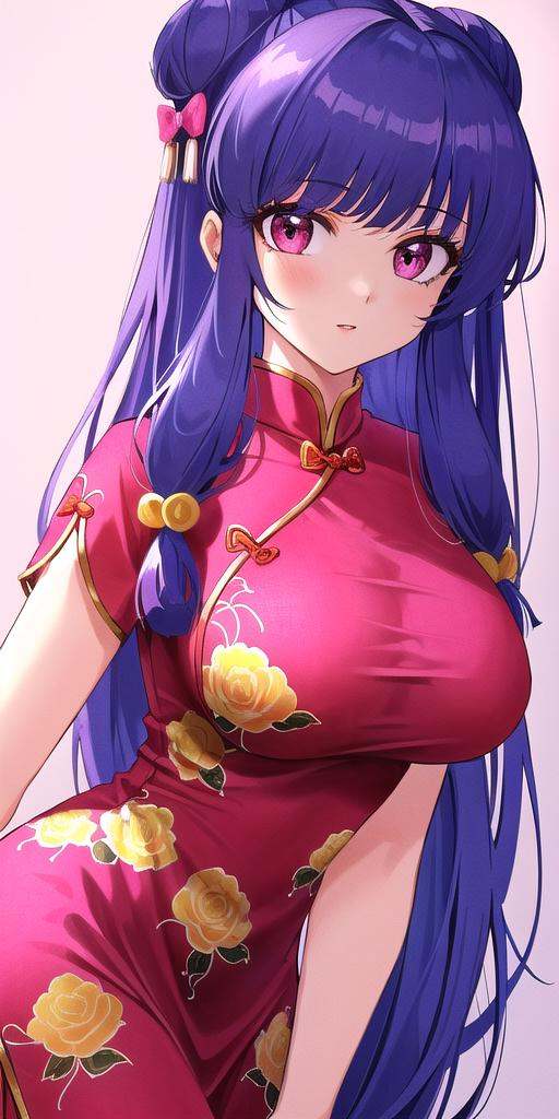 shanpuuranma,  large_breasts,  standing on Tensor.Art