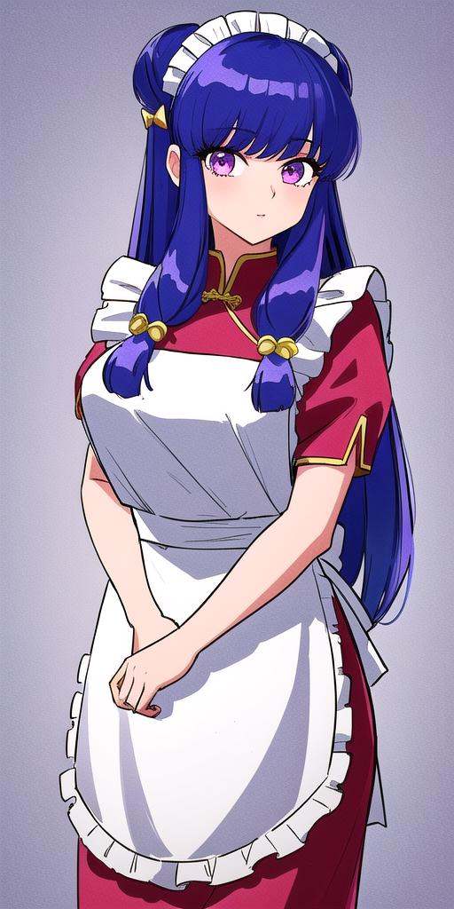 shanpuuranma,  large_breasts,  standing on Tensor.Art