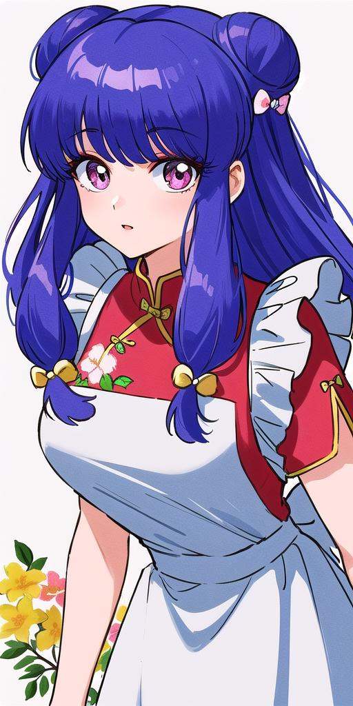 shanpuuranma,  large_breasts,  standing on Tensor.Art