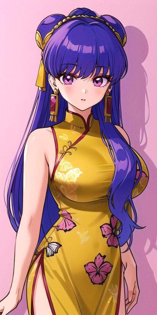 shanpuuranma,  large_breasts,  standing on Tensor.Art