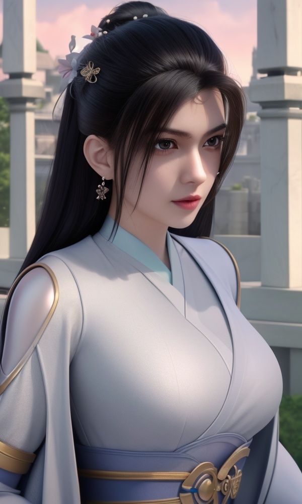 (,1girl, ,best quality, )<lora:336-DA-仙武传-楚萱儿:0.7>,, ,masterpiece, (( , )),, realistic,science fiction,mole, ultra realistic 8k cg, ,tamari \(flawless\),    ,castle,       (()), (),