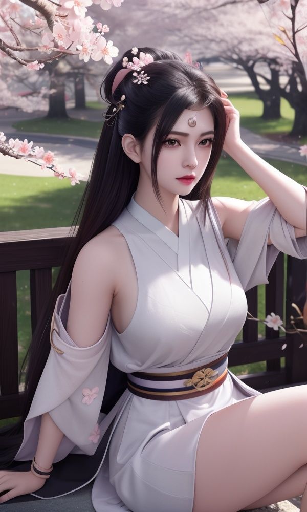(,1girl, ,best quality, )<lora:336-DA-仙武传-楚萱儿:0.6>,, ,masterpiece, (( , )),, realistic,science fiction,mole, ultra realistic 8k cg, ,tamari \(flawless\),   ,(,cherry blossoms,  ),
