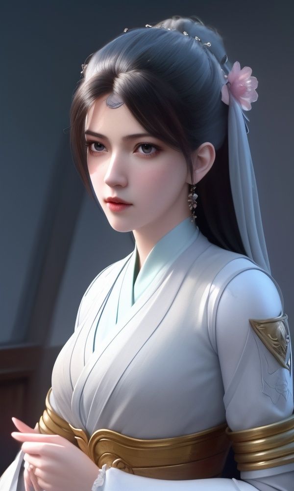 (,1girl, ,best quality, )<lora:336-DA-仙武传-楚萱儿:0.7>,, ,masterpiece,realistic photo, 1 girl, masterpiece, rococo, highest quality, high quality,   , cute, (__camAngles__:1.0),highres,   , by Jeremy Lipking, by Antonio J. Manzanedo,solid blue background.       (()), (),