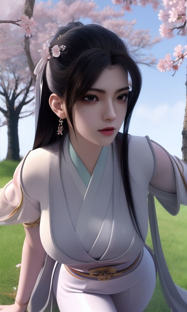 (,1girl, ,best quality, )<lora:336-DA-仙武传-楚萱儿:0.8>,, ,masterpiece, (( , )),, realistic,science fiction,mole, ultra realistic 8k cg, ,tamari \(flawless\),   ,cherry blossoms,lace ,ribbon, pantyhose,    (()), (),