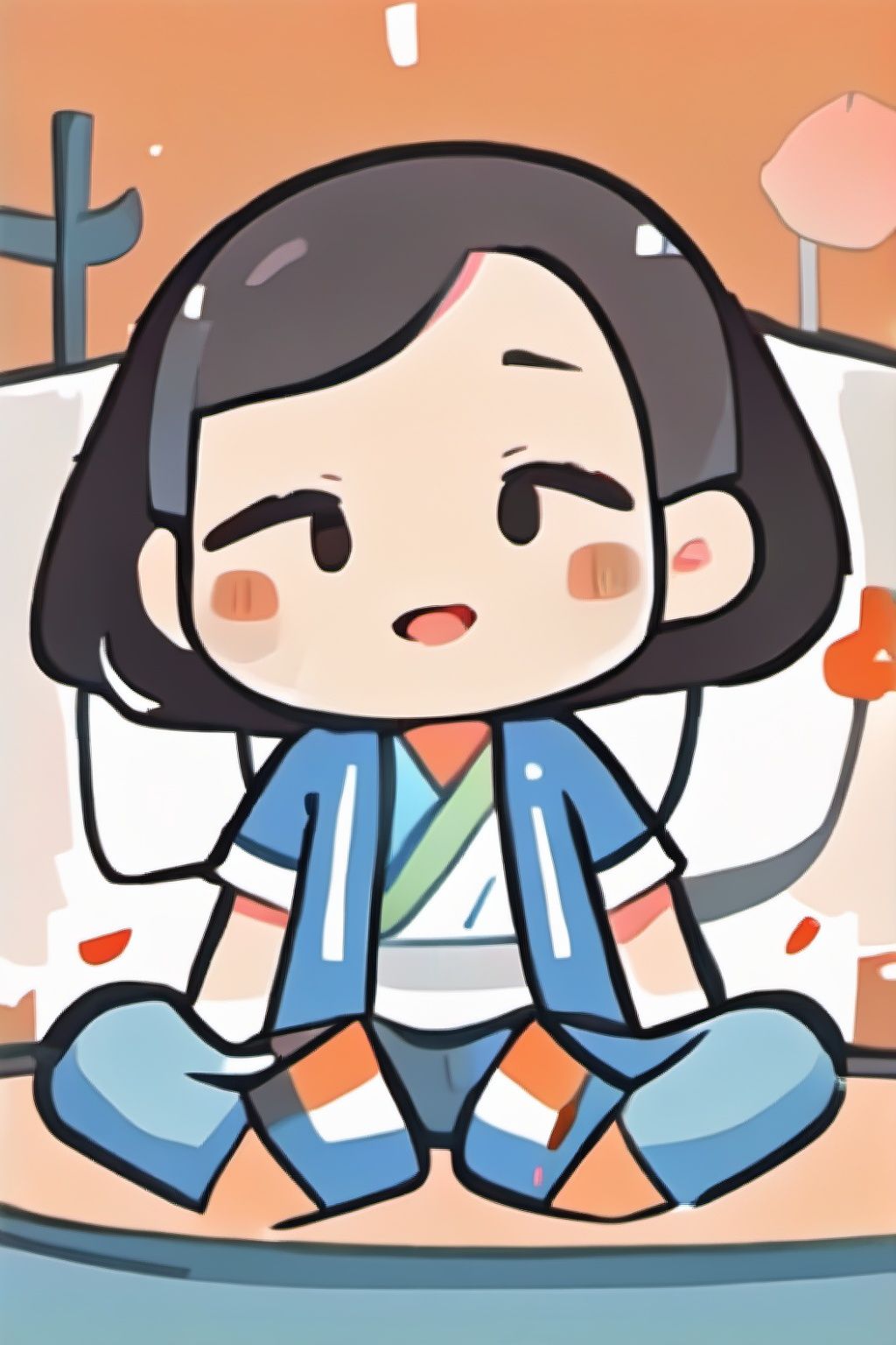 简笔卡通人物, keai,  kids illustration,<lora:EMS-91481-EMS:1.000000>