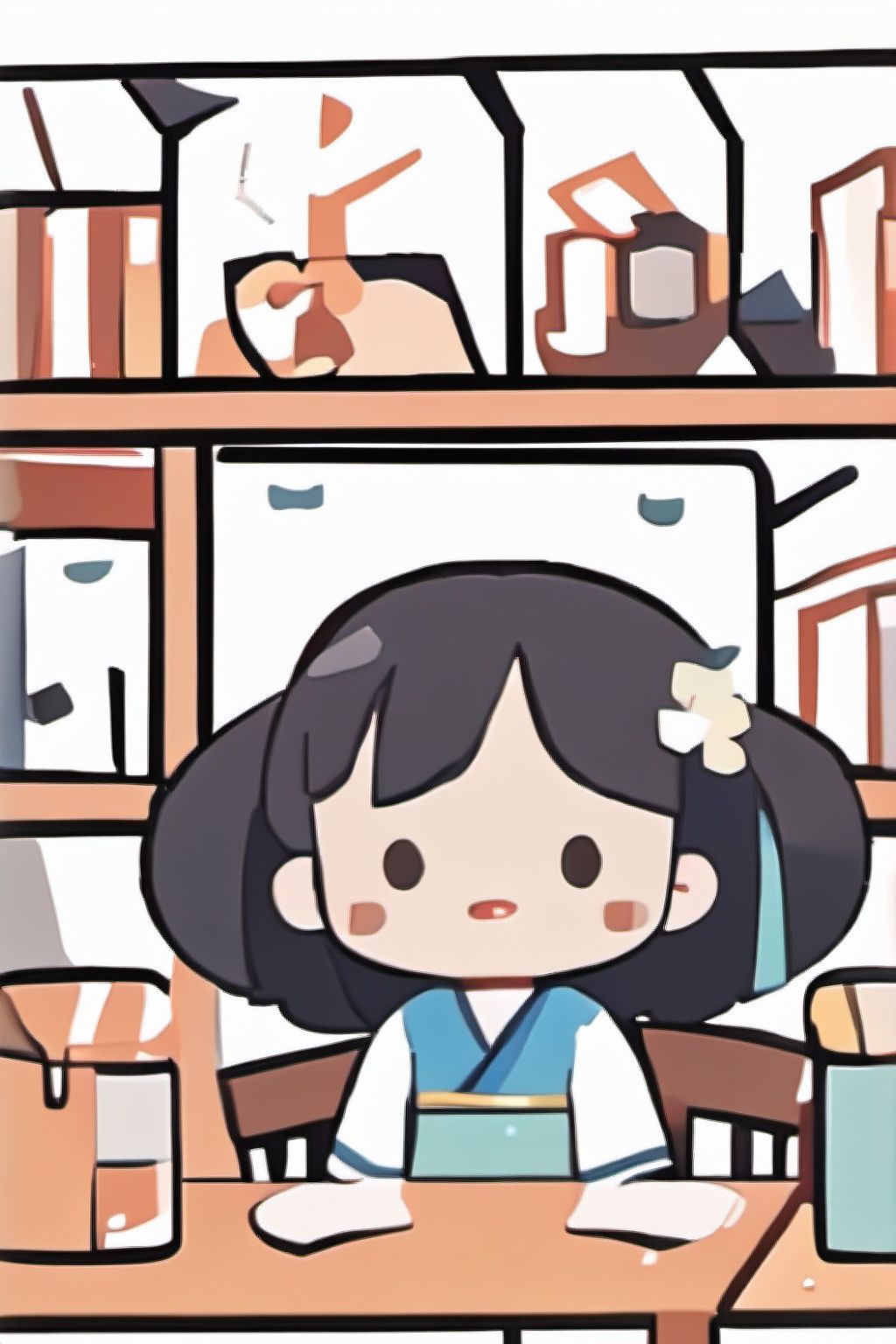 简笔卡通人物,  keai,  kids illustration,<lora:EMS-91481-EMS:1.000000>
