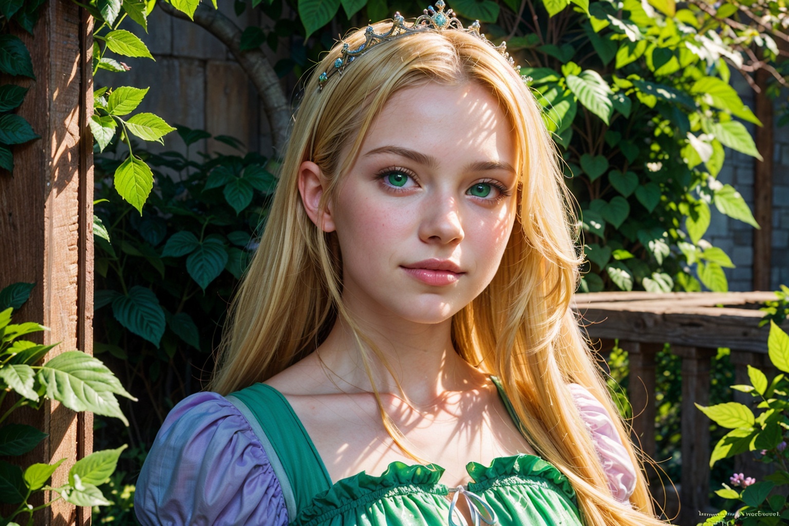 Flower Princess,  Rapunzel,  Beautiful on Tensor.Art