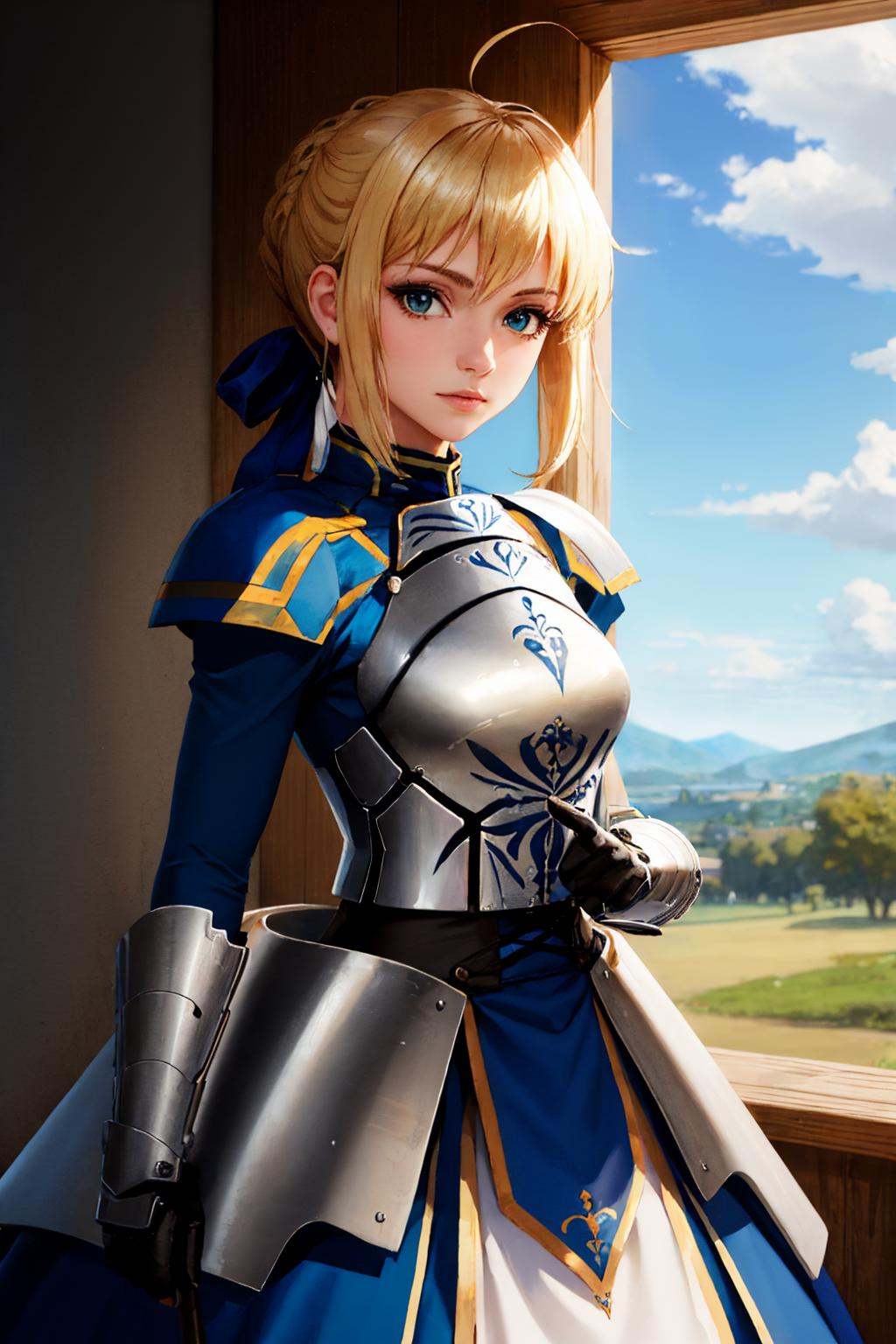 solo,  1girl,  saberdef on Tensor.Art