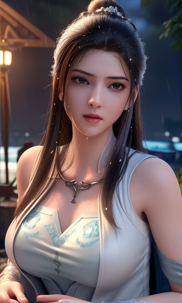 (,1girl, ,best quality, )<lora:337-DA-仙武传-姬凝霜:0.8>,, ,ultra realistic 8k cg, flawless,  tamari \(flawless\), professional artwork, famous artwork, cinematic lighting, cinematic bloom, perfect face, beautiful face, (( , )),, dreamlike, unreal, science fiction,  luxury, jewelry, diamond, pearl, gem, sapphire, ruby, emerald, intricate detail, delicate pattern, charming, alluring, seductive, erotic, enchanting, hair ornament, necklace, earrings, bracelet, armlet,halo,masterpiece, (( , )),, realistic,science fiction,mole, ultra realistic 8k cg, ,tamari \(flawless\),   ,cherry blossoms,wet clothes,lace, lace trim,   lace-trimmed legwear,(((Best quality, masterpiece, ultra high res, (photorealistic:1.4), raw photo, 1girl, wet clothes, rain, sweat, ,wet, )))   (()), (),