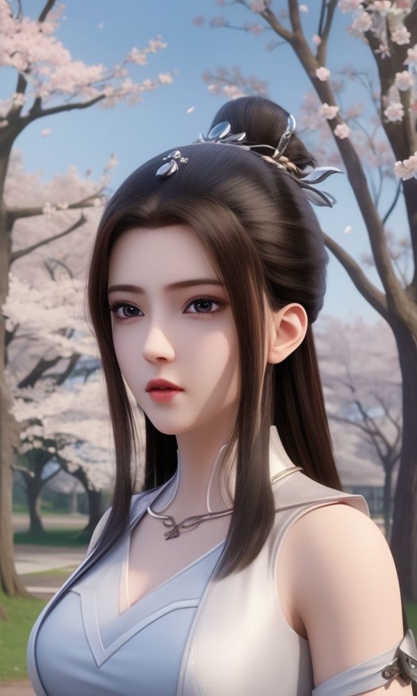 (,1girl, ,best quality, )<lora:337-DA-仙武传-姬凝霜:0.8>,, ,masterpiece, (( , )),, realistic,science fiction,mole, ultra realistic 8k cg, ,tamari \(flawless\),     ,cherry blossoms      (()), (),