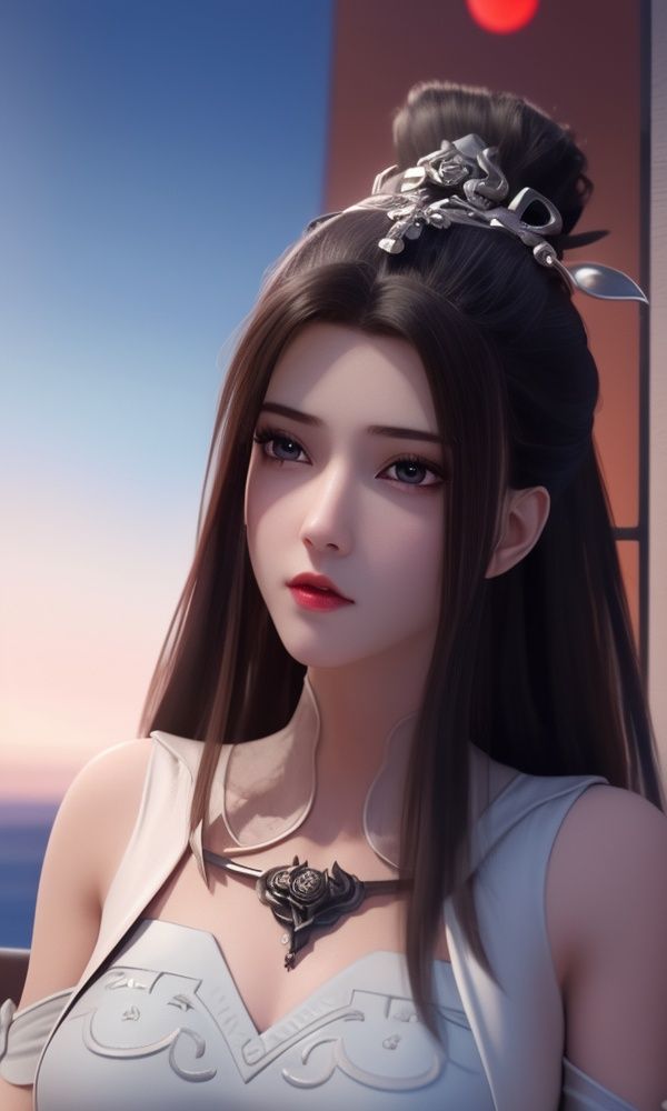 (,1girl, ,best quality, )<lora:337-DA-仙武传-姬凝霜:0.7>,, ,masterpiece, (( , )),, realistic,science fiction,mole, ultra realistic 8k cg, ,tamari \(flawless\),   ,red moon, black rose,     (()), (),