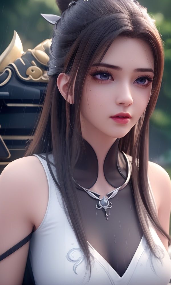(,1girl, ,best quality, )<lora:337-DA-仙武传-姬凝霜:0.6>,, ,masterpiece, (( , )),, realistic,science fiction,mole, ultra realistic 8k cg, ,tamari \(flawless\),     ,building, bare_shoulders, eyelashes,magic,hydrokinesis,sweat, wet, rain, ,       (()), (),