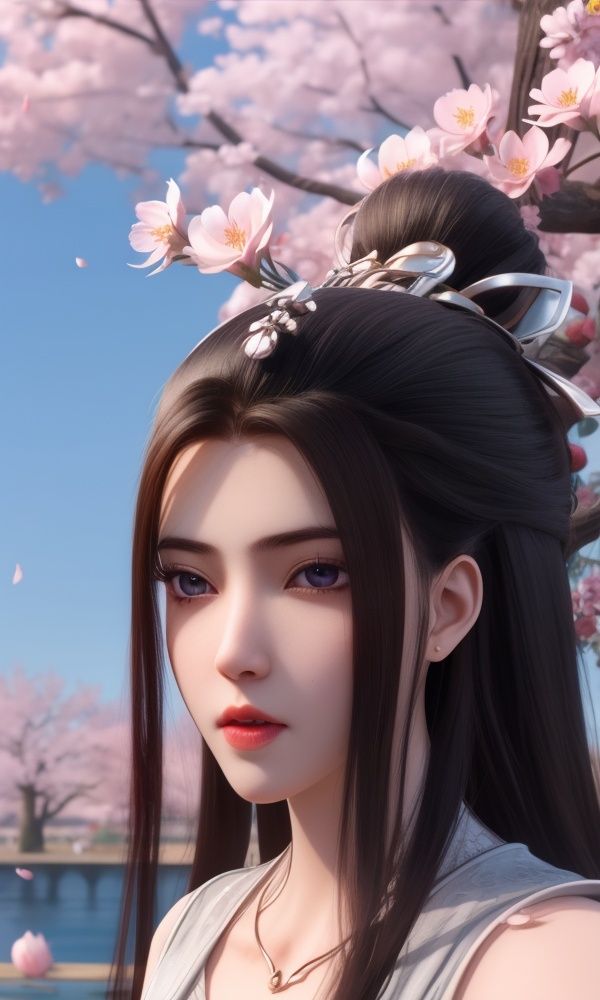 (,1girl, ,best quality, )<lora:337-DA-仙武传-姬凝霜:0.7>,, ,masterpiece, (( , )),, realistic,science fiction,mole, ultra realistic 8k cg, ,tamari \(flawless\),     ,spider lily, lily \(flower\),cherry blossoms,plum blossoms, strawberry blossoms      (()), (),